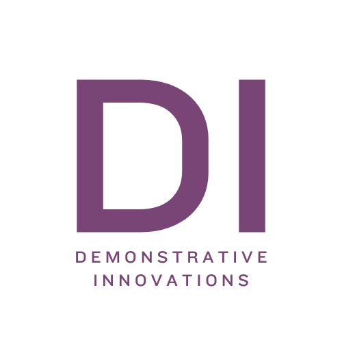 DI in large purple text with "Demonstrative Innovations" in smaller text below